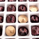5(Five)  12 mm Rivoli Beads: Amethyst