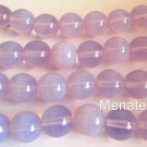 10 10 mm Czech Glass Round Beads: Milky Alexandrite