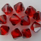 5 6mm Swarovski 5301 Bicones - Lt. Siam Satin(Please read item description)