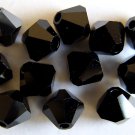 5 6mm Swarovski 5301 Crystal Bicones - Jet Hematite(Pls. read item description)