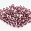 25 5/6mm Czech Glass Small Rosebud Beads: Amethyst