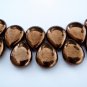 6  12 x 16 mm Pear Shaped Drops : Patina - Tanzanite
