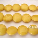 4(Four)  14mm Cushion Round Beads: Pop - Mellow