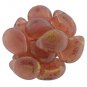 6 12 x 16 mm Pear Shaped Drops : Pink/Topaz Luster - Milky Pink