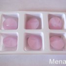 4(Four)  14 mm Rivoli Beads: Light Pink Alabaster