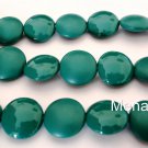 4(Four)  14mm Cushion Round Beads: Pop - Bottle