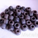 25 5 x 9mm Czech Glass Roller/Crow Beads: Dark Purple
