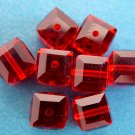1  6 mm Swarovski Crystal Cube -- Siam
