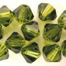 5 6mm Swarovski 5301 Crystal Bicones - Light Olivine(Pls. read item description)