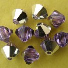 6 5mm Swarovski 5301 Crystal Bicones - Violet CAL(Please Read Item Description)