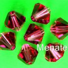6 5mm Swarovski 5301 Bicones - Fuchsia(Please Read Item Description)