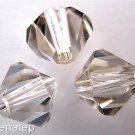 5 6 mm Swarovski 5301 Bicones - Silver Shade(Please Read Item Description)