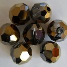 3 6 mm Swarovski 5000 Crystal Rounds -- Dorado 2x