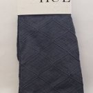 Hue-3D Diamond Knee-Hi Socks-GRAY, 7-9