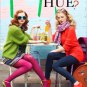 Hue-3D Diamond Knee-Hi Socks-GRAY, 7-9