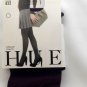 Hue Opaque Tights, Nylon/Spandex, DEEP BURGUNDY PURPLE, MEDIUM