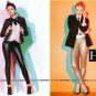 Hue Tights, Python Print Tights, Polyester/Spandex, TEAL GREEN, SMALL/MEDIUM