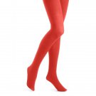 Hue Classic Rib Tights, Nylon/Spandex, ORANGE, SIZE 3-MEDIUM/LARGE