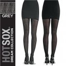 NEW Hot Sox Dream Collection Feather Sheer Tights, HD000006, BLACK, SIZE A