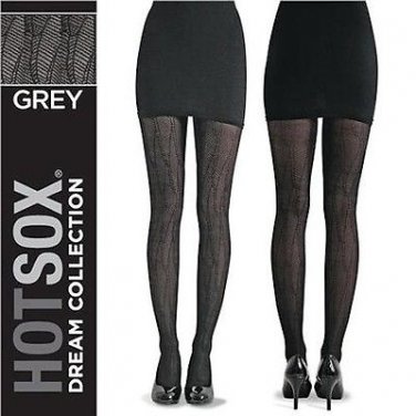 NEW Hot Sox Dream Collection Feather Sheer Tights, HD000006, BLACK, SIZE A