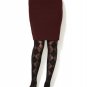 Emilio Cavallini Argyle Openwork Tights-RED-SMALL/MEDIUM