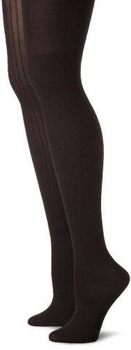 Calvin Klein Texture Tights, Nylon/Spandx, 2-PAIRS-MULTI-COLOR-SIZE B-C
