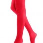 HUE Super Opaque Control Top Tights, Nylon/Spandx, RED ALERT, MEDIUM