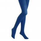 Hue Classic Rib Tights, Nylon/Spandex, BLUE, SIZE SIZE 1-XSMALL/SMALL
