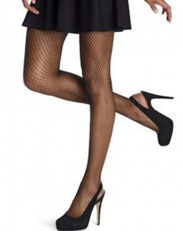 Hanes Tights, Classic Net Tights, BLACK, SMALL/MEDIUM