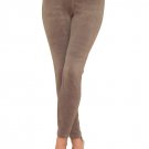 Hue Leggings, Cotton Velvet Leggings, GRAY, SMALL
