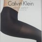 Calvin Klein Modern Comfort Ribbed Control Top Pantyhose- A10- BLACK- SIZE D-L