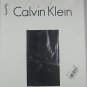 Calvin Klein Bold Tuxedo Sheer to Waist Pantyhose- S16- BLACK- SIZE C-LARGE