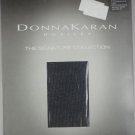 Donna Karan-Signature Collection Hosiery- Silky Rib Tights- OB399- BLACK-S/M
