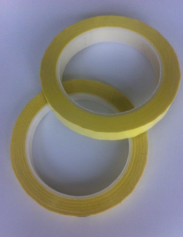 1x 15mm*66M PET High Temp. Insulating Anti-Flame Adhesive Mylar Tape for Transformer Yellow