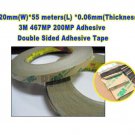 10x 20mm*55M*0.06mm 2.3mils (Thick) Hi-temp Resist 3M 467MP 200MP Adhesive Transfer tape for PCB
