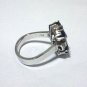 1973 Antique Blue Sapphire Silver Ring