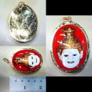 1987 Jumbo Lucky Hermit 'Poa-Kae' Amulet Pendant