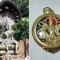 Good Luck Charm Talisman 'Jatukarm Ramathep' Gold Plated Pendant
