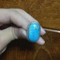1978 Genuine Antique Stone & Silver 925 Vintage Retro Free Size Ring