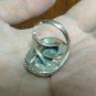 1978 Genuine Antique Stone & Silver 925 Vintage Retro Free Size Ring