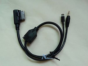 MMI Music Interface AUX Cable Adapter IPHONE 5 5s 6 6s 6+ For Mercedes Benz