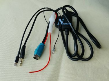 ALPINE KCE-422I KCE-236B AUX INTERFACE CABLE LIGHTNING ADAPTER iPhone 5 5s 6 6S