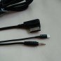 VW MDI Audi AMI 3.5mm AUX Lightning Cable 8-pin for iPhone5 5S 6 6S plus 200cm