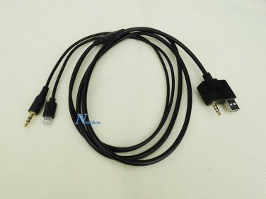 Hyundai Kia AUX Adapter Cable iPod iPhone5 5s 6 6S Plus 96125-2L00&acirc;��0 P8620 1.5M