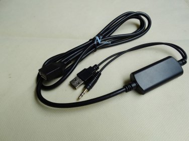 AUX IN Cable Adapter USB For Volvo V40 V50 V70 XC70 XC90 iPhone 11 X 8 7