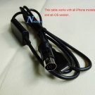 iPhone 12 11 X 8 AUX Cable For Kenwood DDX6017 DDX6019 DDX6027 CA-C2AX C1AX