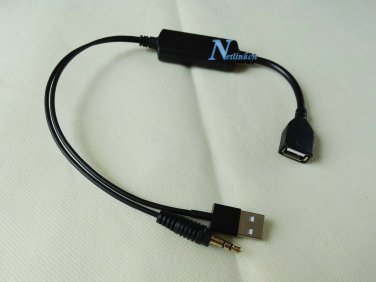 iPHONE 11 X 8 7 plus 6 6S Hyundai Kia AUX Adapter USB Cable 96125-2L00&acirc;��0 P8620
