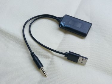 Bluetooth 5.0 Adapter Music Input Aux Cable USB 3.5mm For Acura MDX Rdx Zdx