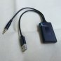 Bluetooth 5.0 Adapter Music Input Aux Cable USB 3.5mm For Acura MDX Rdx Zdx