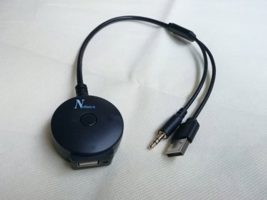 Bluetooth 5.0 Adapter USB AUX Cable For  GMC Sierra